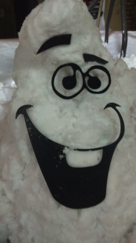Olaf Snowman face parts