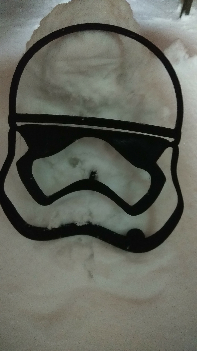 Stormtrooper snoman face part