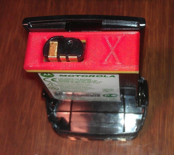 Motorola IMPRES Battery Status Tag 3D Print 193185