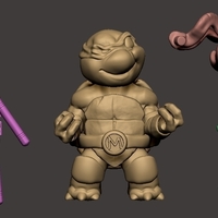 Chibi Mutant Ninja Turtles - Mickey!! - Thumbnail 1