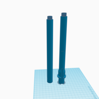 Airsoft Outer Barrel M4-M16 Short+Extender+Silencer_Thread.stl - Thumbnail 1