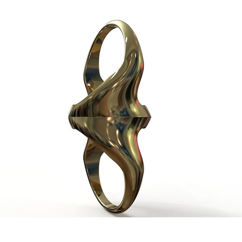 Siamese Souls Ring  3D Print 193297