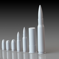 Small Bullet Collection 3D Printing 193391