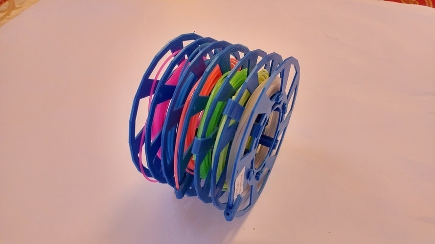 Modular Spool, low material and stable (from 5 to 20Meter) 3D Print 193437