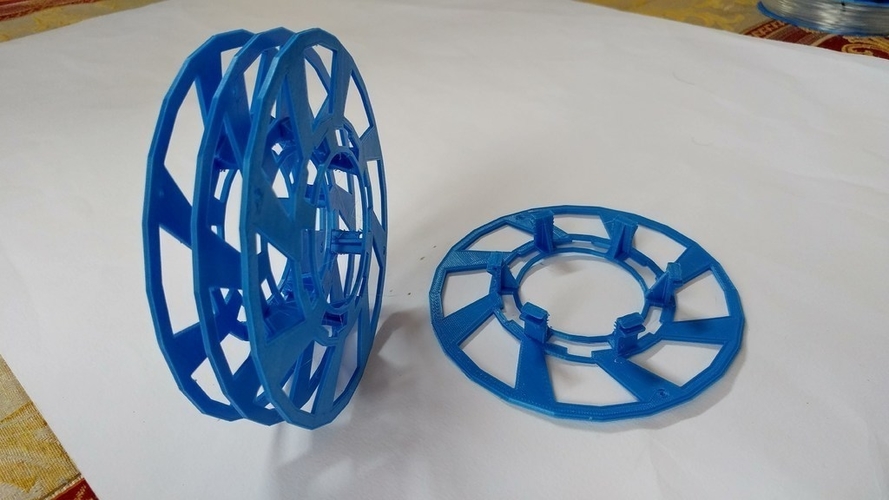 Modular Spool, low material and stable (from 5 to 20Meter) 3D Print 193441