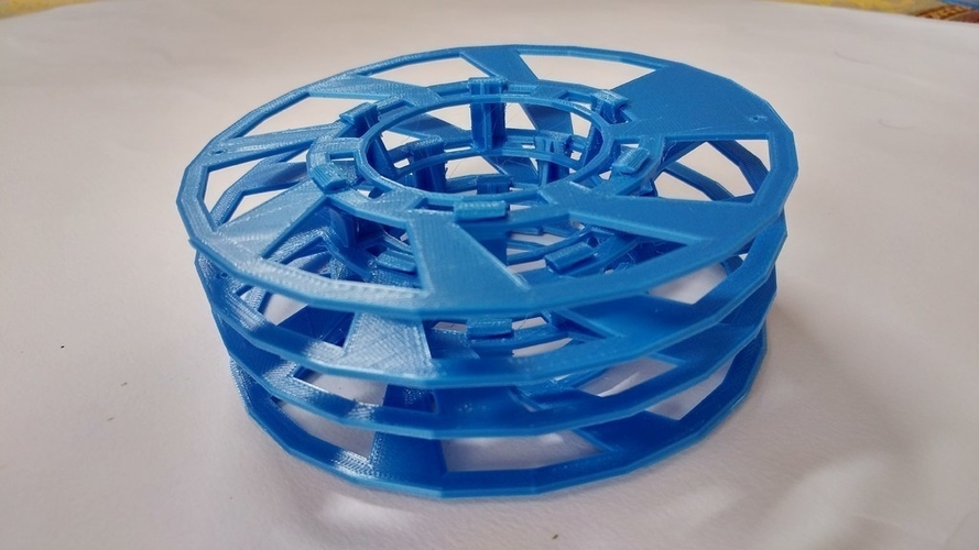 Modular Spool, low material and stable (from 5 to 20Meter) 3D Print 193442