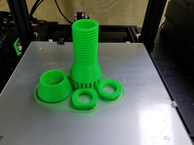 CR-10 Spool Holder / Adapter Remix 3D Print 193500