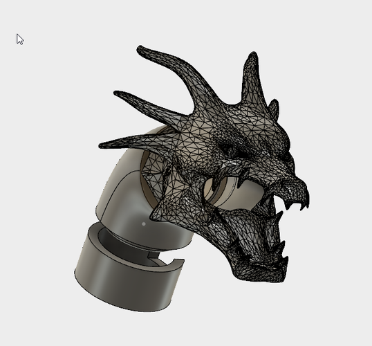 3D Printed Instant Pot Steam Dragon by pfjason