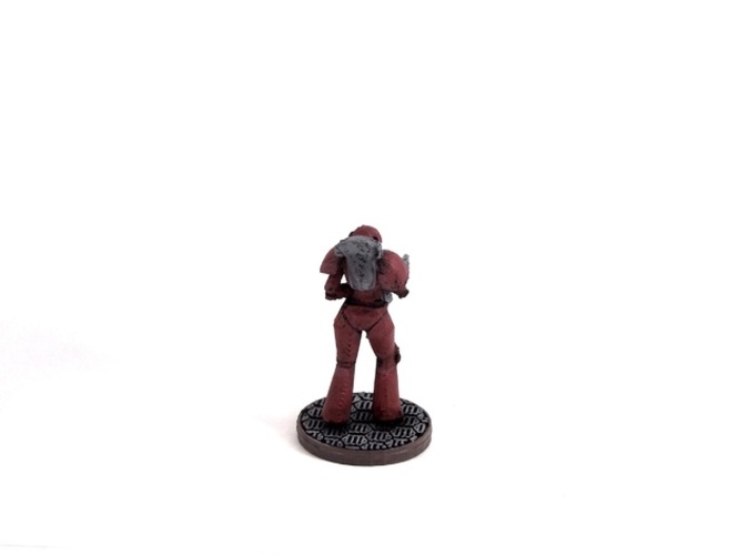 Female Space Trooper (supportless printing) 3D Print 1936