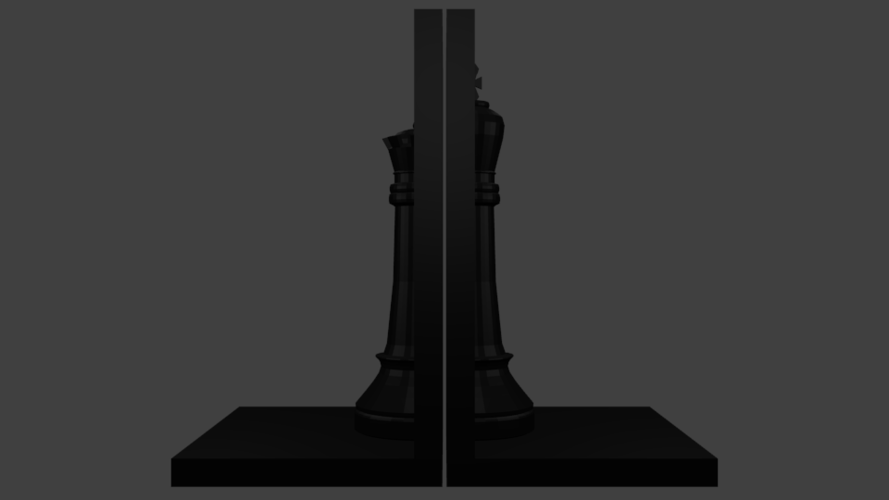 Chess Bookend 3D Print 193601
