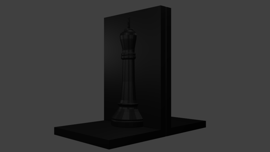 Chess Bookend 3D Print 193603