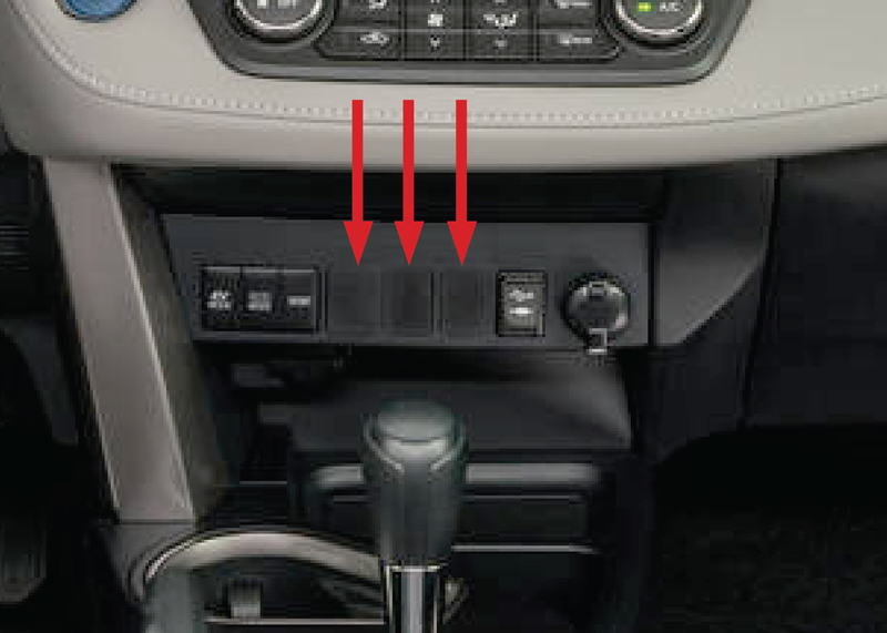 Toyota RAV4 (2017) switch BLANK