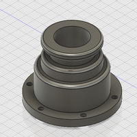 Small ghostbusters leg hose connector 3D Printing 193624