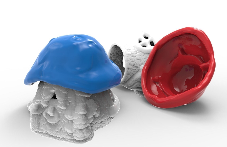Smurf house for sugar gliders or other little pets 3D Print 193631