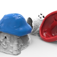 Smurf house for sugar gliders or other little pets - Thumbnail 2