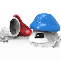 Smurf house for sugar gliders or other little pets - Thumbnail 3
