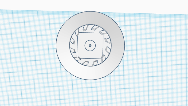 Prototype - vacuum impeller