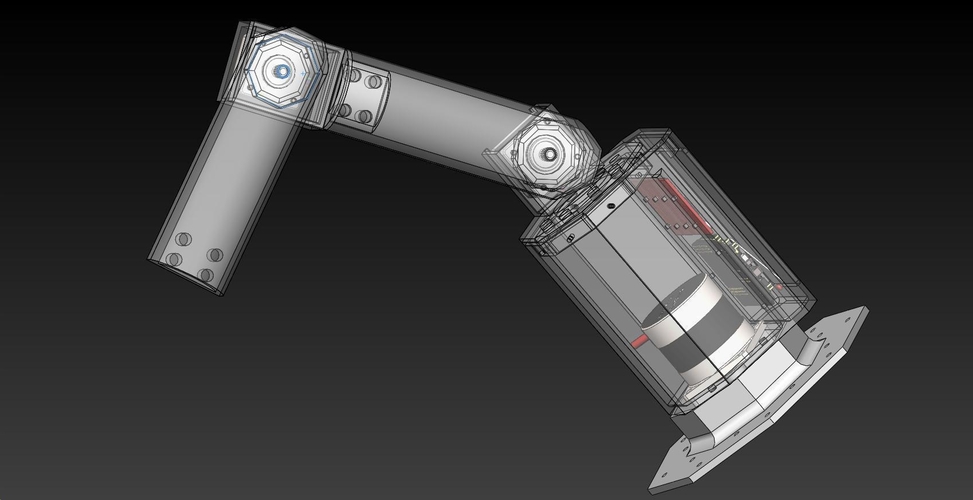 Stepper Motor Robotic Arm1 3D Print 193666