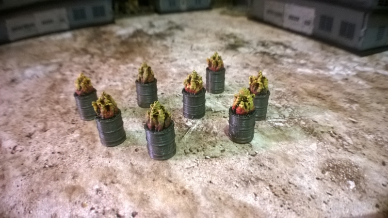 Battlefield - Burning Barrels