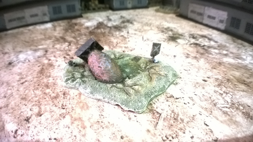 Battlefield - Unexploded Nuclear Bomb  3D Print 193686