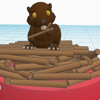 Beaver (Rock)  #Chess - Thumbnail 2