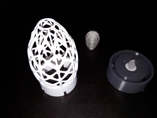 Organic lamp (LED Tealight) 3D Print 193818