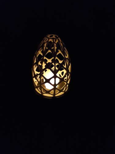 Organic lamp (LED Tealight)