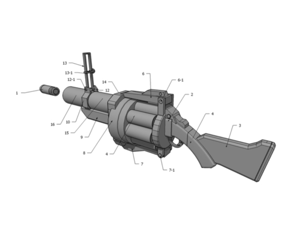 Medium Team Fortress 2 - Grenade Launcher - Demoman 3D Printing 193882