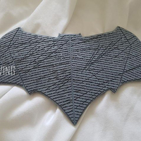 Batman JL emblem for cosplay 3D print model - Thumbnail 4