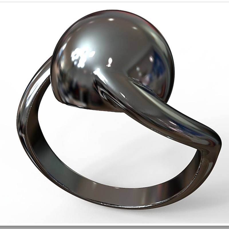Sphere Twist Ring
