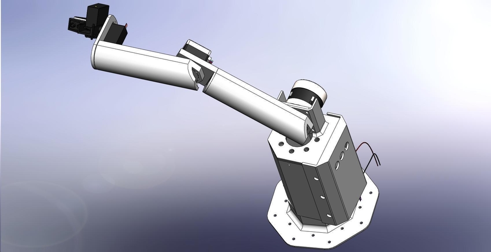 Stepper Motor Robotic Arm1 3D Print 194185