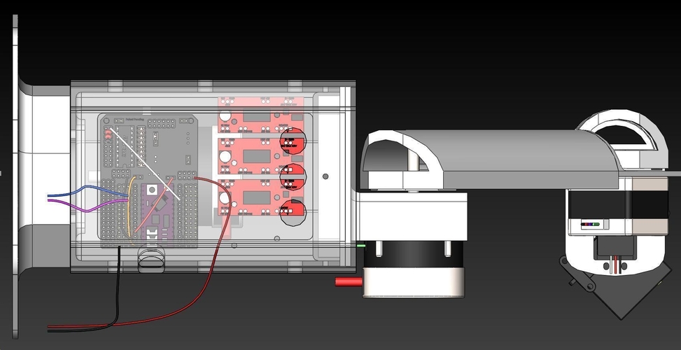 Stepper Motor Robotic Arm1 3D Print 194187