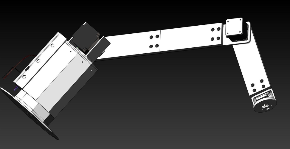 Stepper Motor Robotic Arm1 3D Print 194192