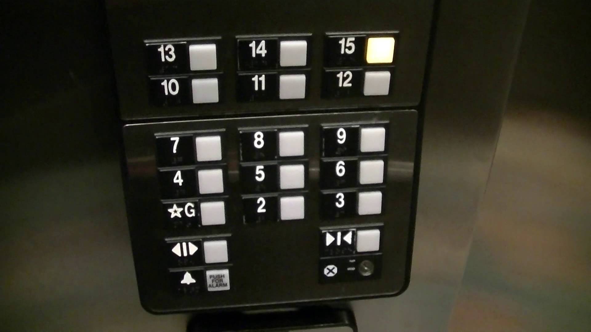 Otis Elevator Button Panel