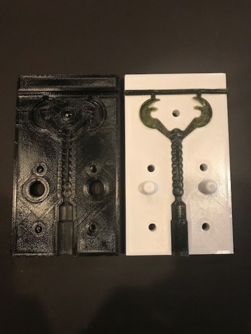 Mold to make crawfish bait for fishing