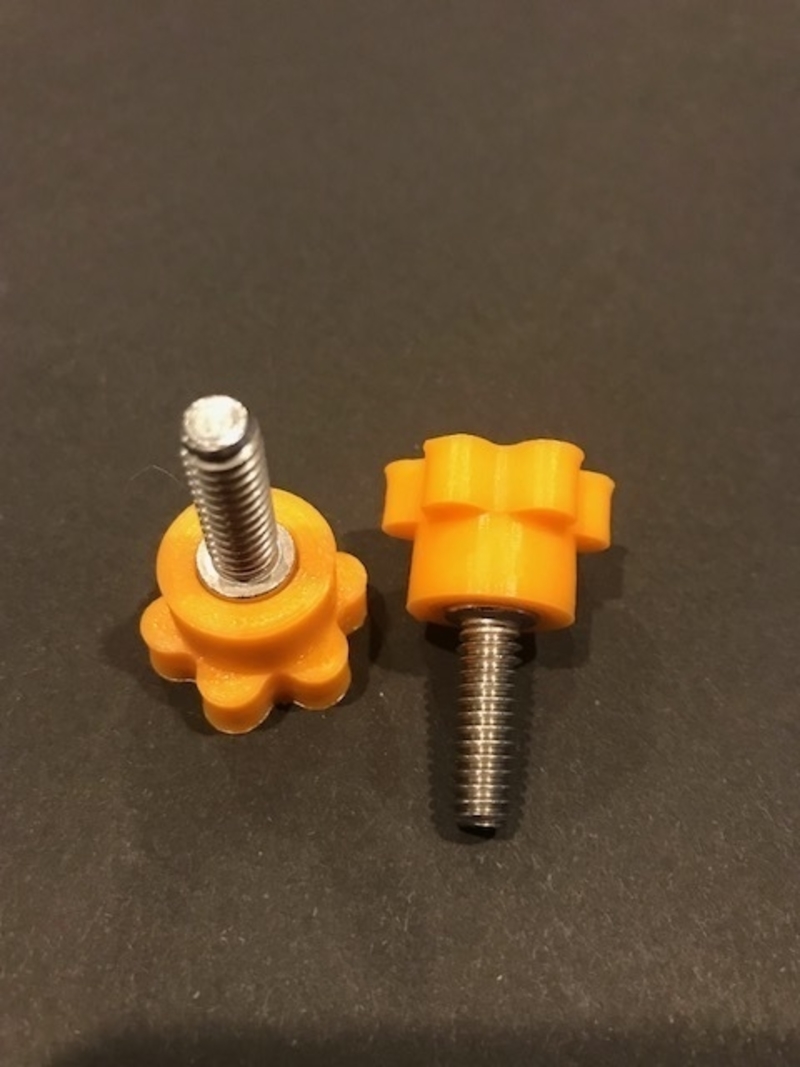 Knob for 1/4-20 socket head cap screw
