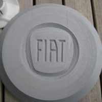 Small hubcover Fiat 4 x 98 mm 3D Printing 194346