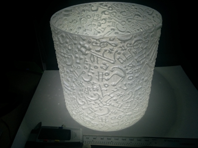 Lithophane Lampshade#2 Music