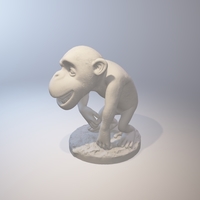 Small chimpanzee 3D Printing 194421