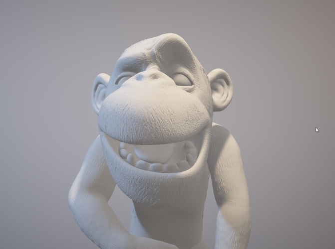 chimpanzee 3D Print 194422