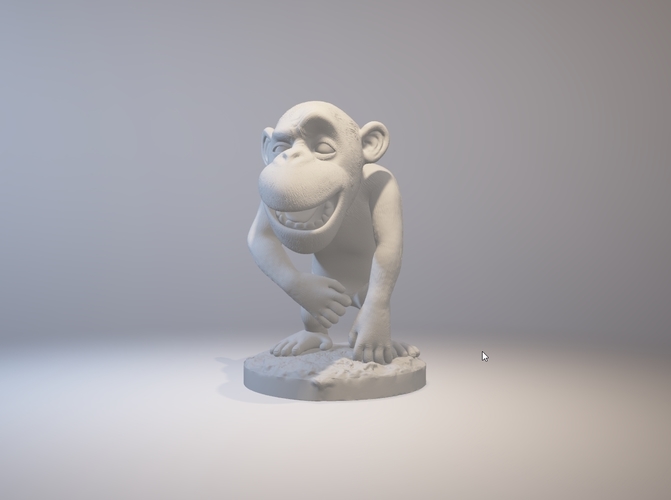 chimpanzee 3D Print 194425