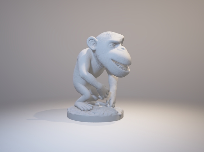 chimpanzee 3D Print 194426