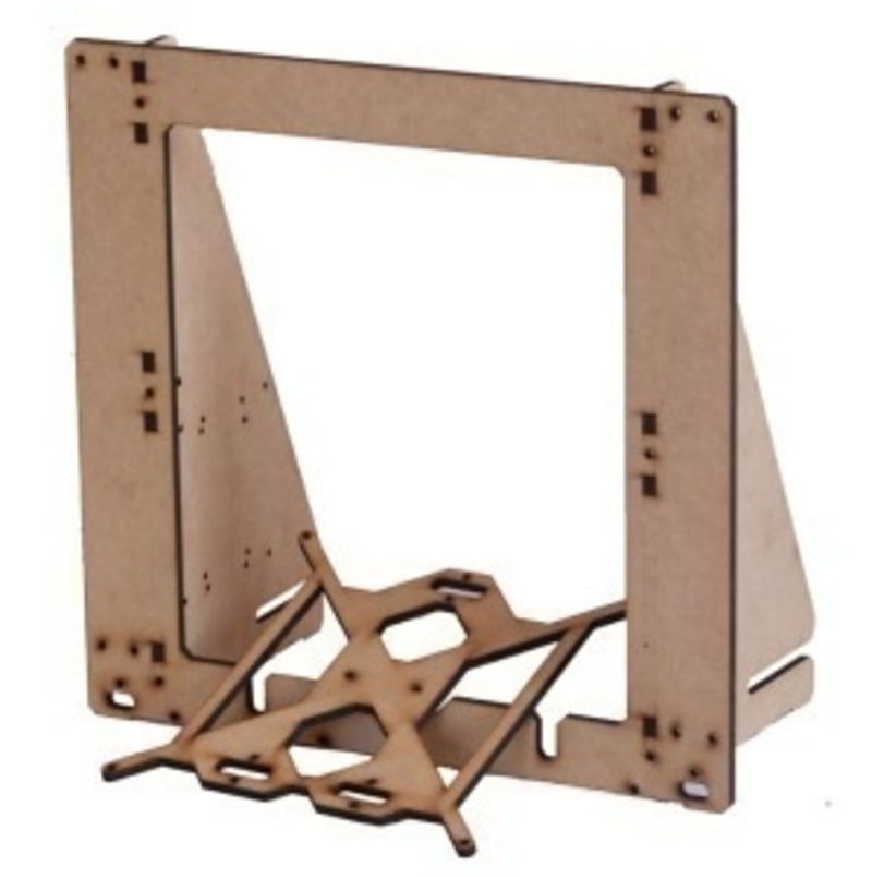 top display support base for prusa i3 mdf frame