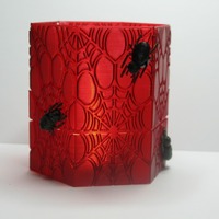 Spider's Web LED Candle holder - Thumbnail 2