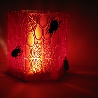 Spider's Web LED Candle holder - Thumbnail 3