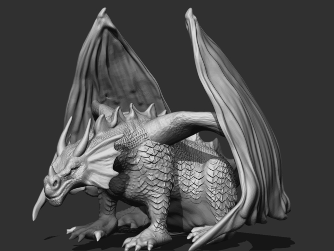 Dragon Statue 3D Print 194690