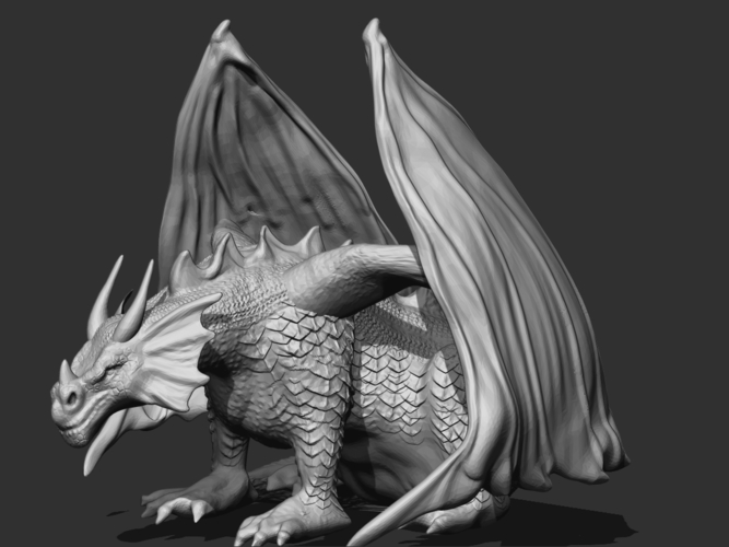 Dragon Statue 3D Print 194691