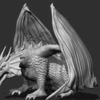Small Dragon Statue 3D Printing 194692