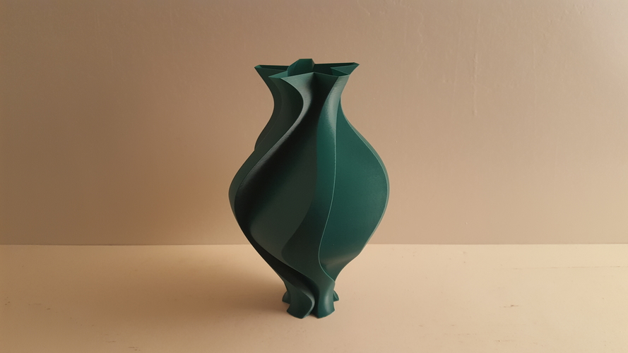 Leave Vase 3D Print 194727