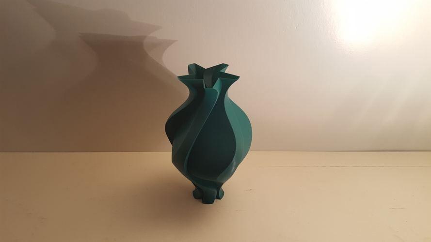 Leave Vase 3D Print 194731
